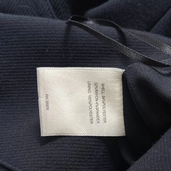 Navy Blue Wrap Mini Skirt - Picture 6 of 10